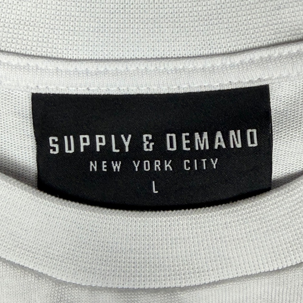 Supply & Demand NYC Tee White Statue of Liberty Graphic T-Shirt Mens L SUM17315 - Picture 3 of 8